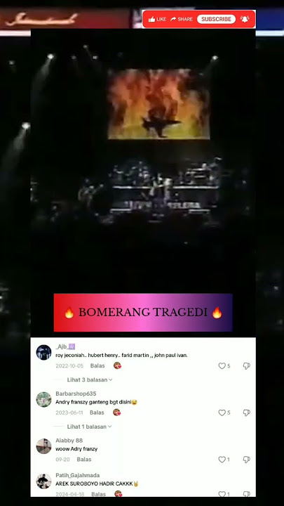 #BoomerangTragedi#BoomerangBand#RockIndonesia#MusikRock#LaguLegenda#RockJadul#BoomerangLive