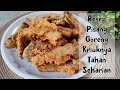 RESEP PISANG GORENG KRIUKNYA TAHAN SEHARIAN