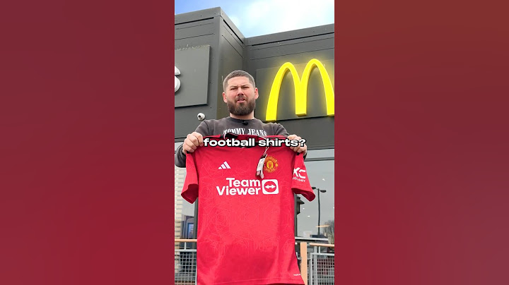 Can You Pay For Fast Food Using Football Shirts? 🍔