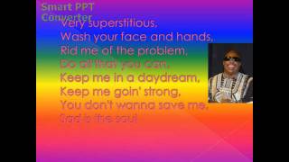 Stevie Wonder Lyrics Superstition