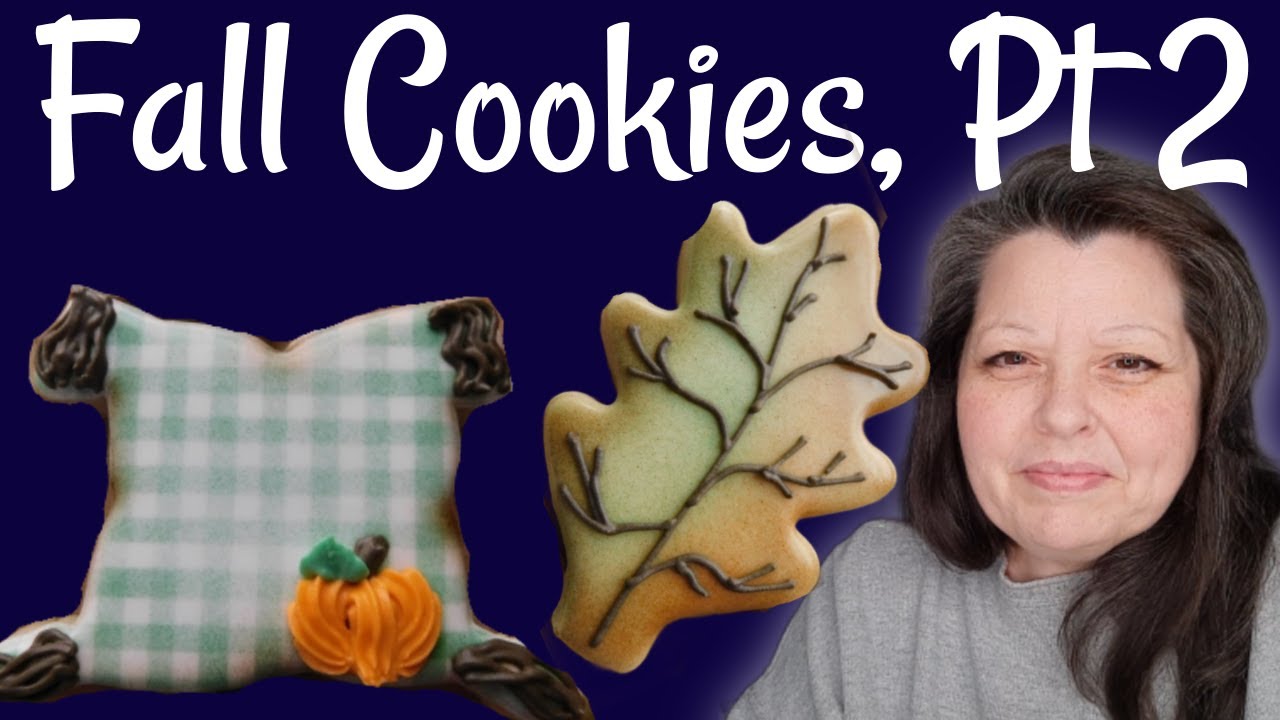 😲Pt 2 How to Decorate Fall Cookies...Wow! Eye-popping 🍁🍂