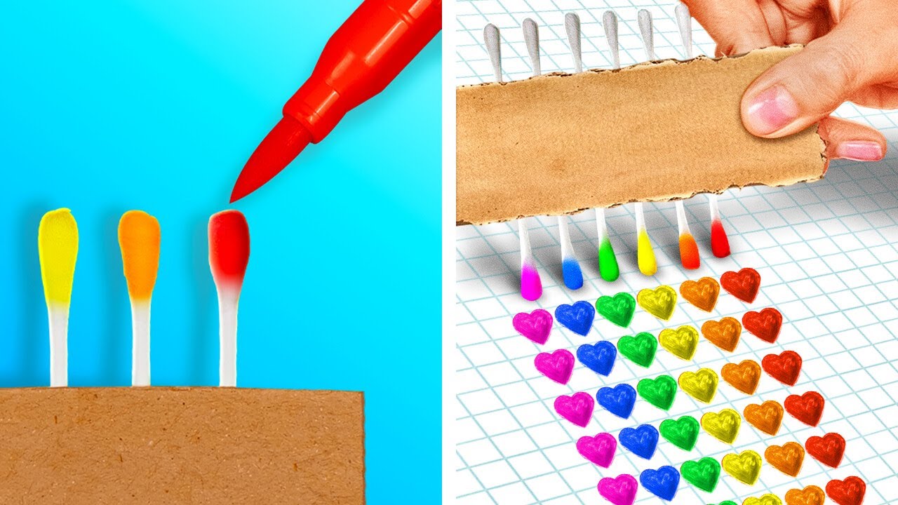 Painting Techniques for Beginners! Drawing Hacks & Painting Art Techniques