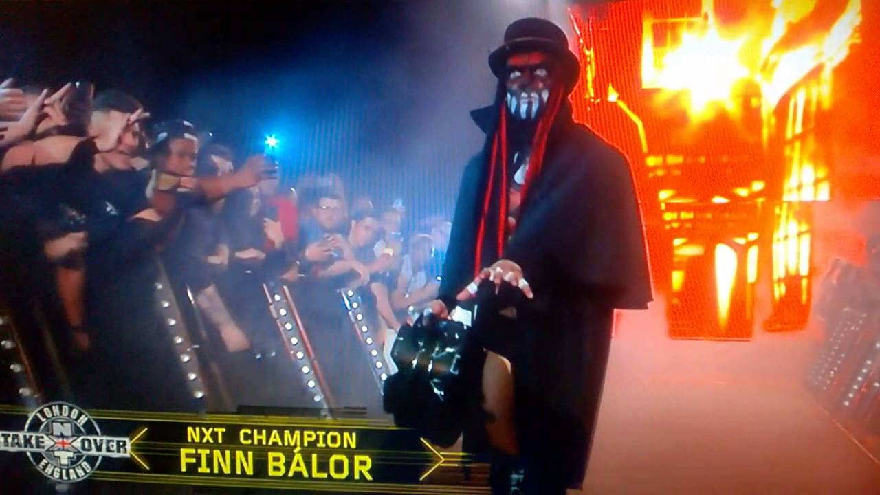 Finn Bálor Takeover London Entrance as the demon Jack the Ripper.