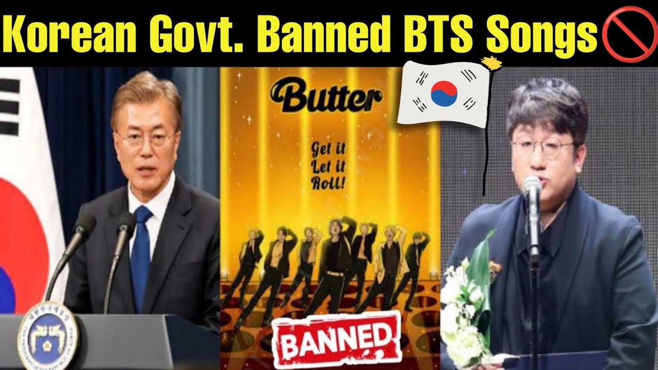 BTS Songs Banned in Korea 🇰🇷 Korean Govt. Banned BTS Songs 🚫 BTS RM