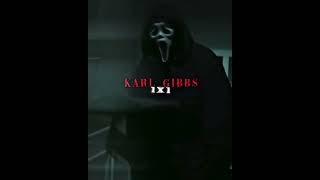 Karl Gibbs Vs Mark Evans | #edit #1v1 #scream7ghostface