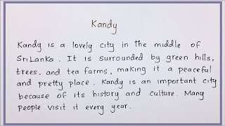 The place I would like to visit | Kandy | beautiful place | Nifty's English The place I would like to visit | Kandy | beautiful place | Nifty's English