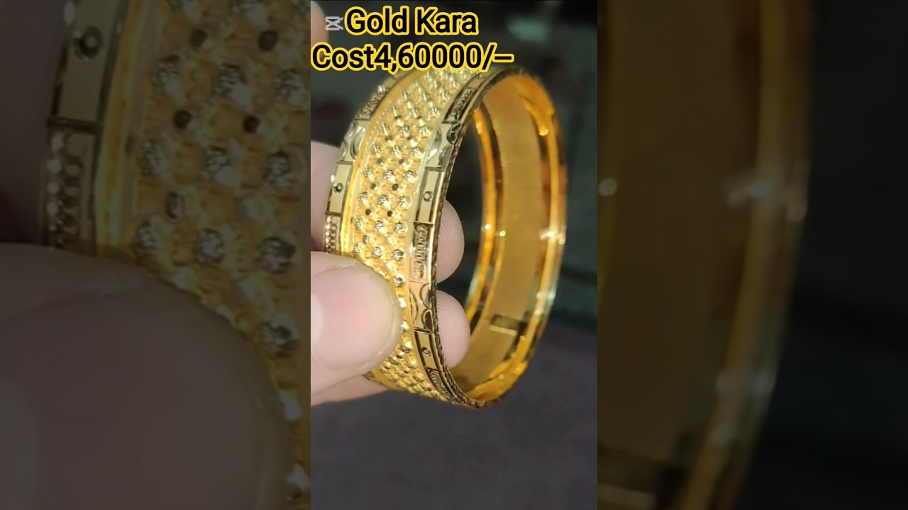 🌟 Gold 22k Kara Design 💫 | Latest Handmade Gold Bangle 🔥 
