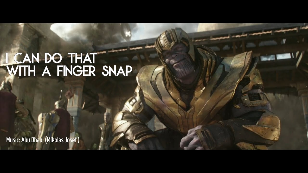 "I can do that with a finger snap" | Thanos & Gamora | Abu Dhabi (Mikolas Josef)