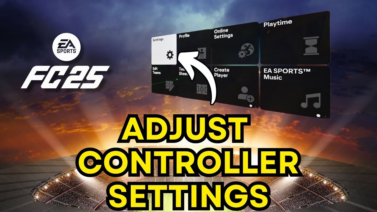 How to Adjust Controller Settings in EA FC 25 - YouTube