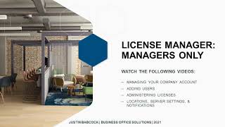 About the License Manager