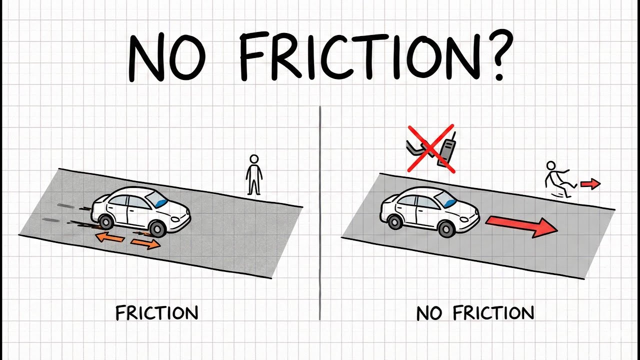 What would the world be like if friction suddenly Disappeared?