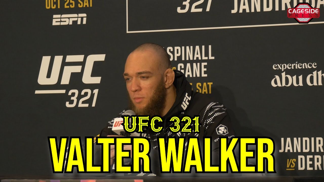 Вальтер Уокер нацелился на шесть прямых хуков пяткой | UFC 321