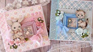 Baby Blocks Baby Albums - DT Project for ReneaBouquets