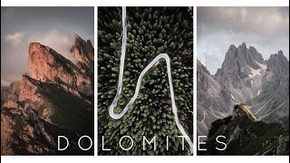 Dolomites Cinematic Travel Film 4K I Drone DJI Mavic Air 2