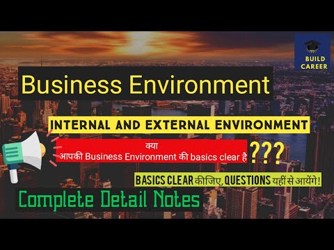 #Buildcareer Business Environment|Basics| internal and external environment of business|micro,macro
