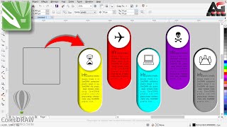 CREATE Stunning Colorful Infographics with Corel Draw | Corel Draw Tutorial