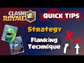 Clash Royale | How To Flank Attack Strategy - Clash Royale Quick Tips