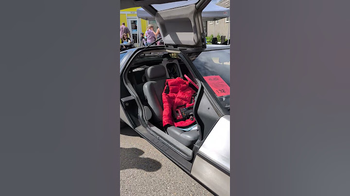 Mile Zero car show #dawsonscreek #milezero #delorian #uniglobetravel