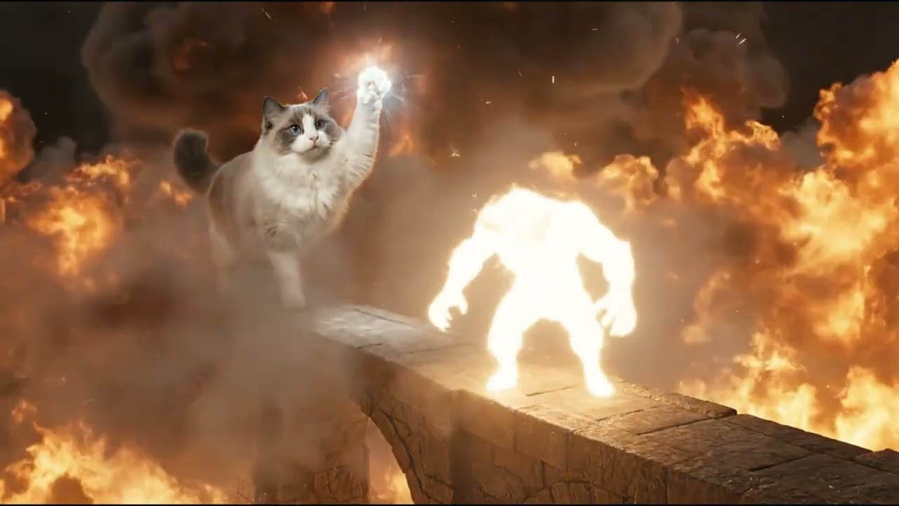 Mr. Regdoll Cat - Ring and Cat