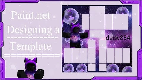 Roblox Designing a template (Paint.net)