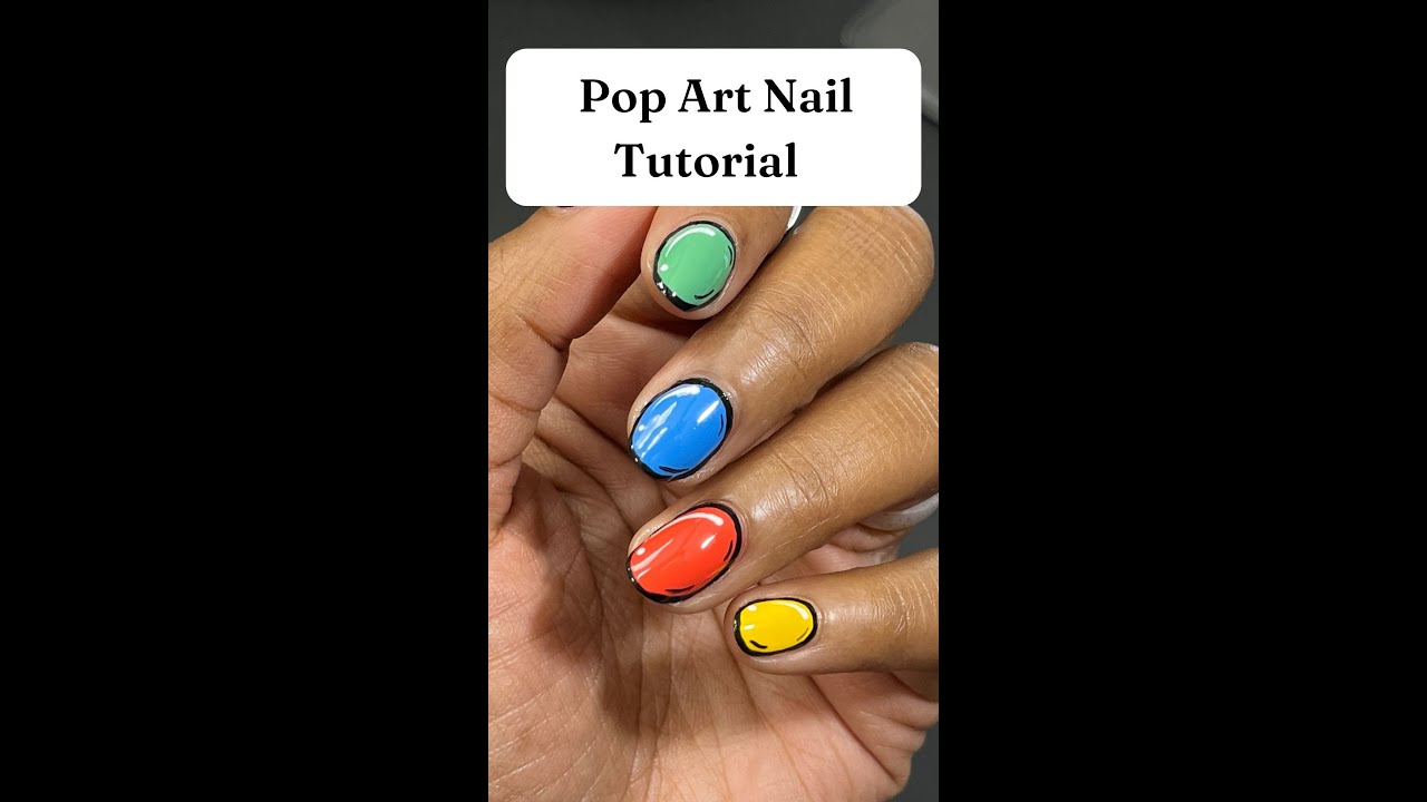 Pop Art Nails Comic Nailscomic Book Press Ons Reusable 