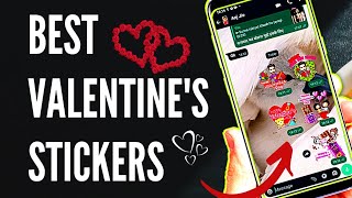 Happy Valentine's day Sticker | Whatsapp Valentine's day Amazing Stickers 2022 #Valentine'sDay screenshot 4
