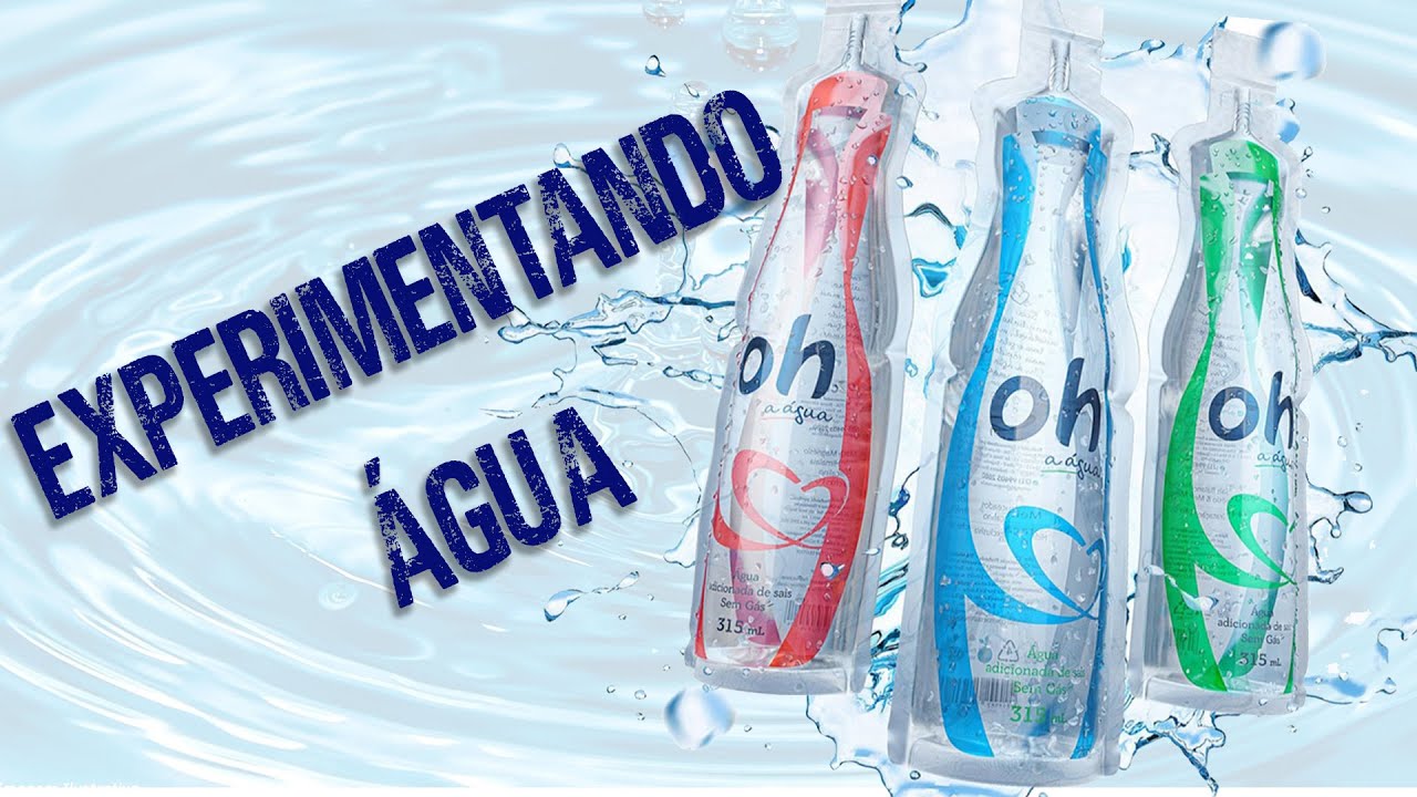 Experimentando águas "diferentonas" - OH A ÁGUA