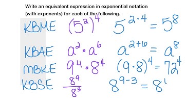 Lesson 6 Day 1 (Properties of Integer Exponents)