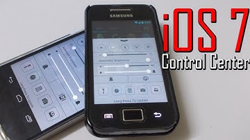 iOS 7 Control Center on Android