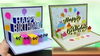 Easy Birthday Card for Loved ones | DIY - 3D Birthday Card | Pop-Up Birthday Card