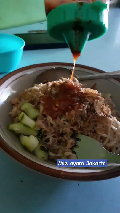 Mie ayam Jakarta#food #mieayamthebest