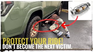 Prevent 1 very Expensive Repair • Catalytic Converter Theft/Shields • Toyota 4Runner / Tacoma