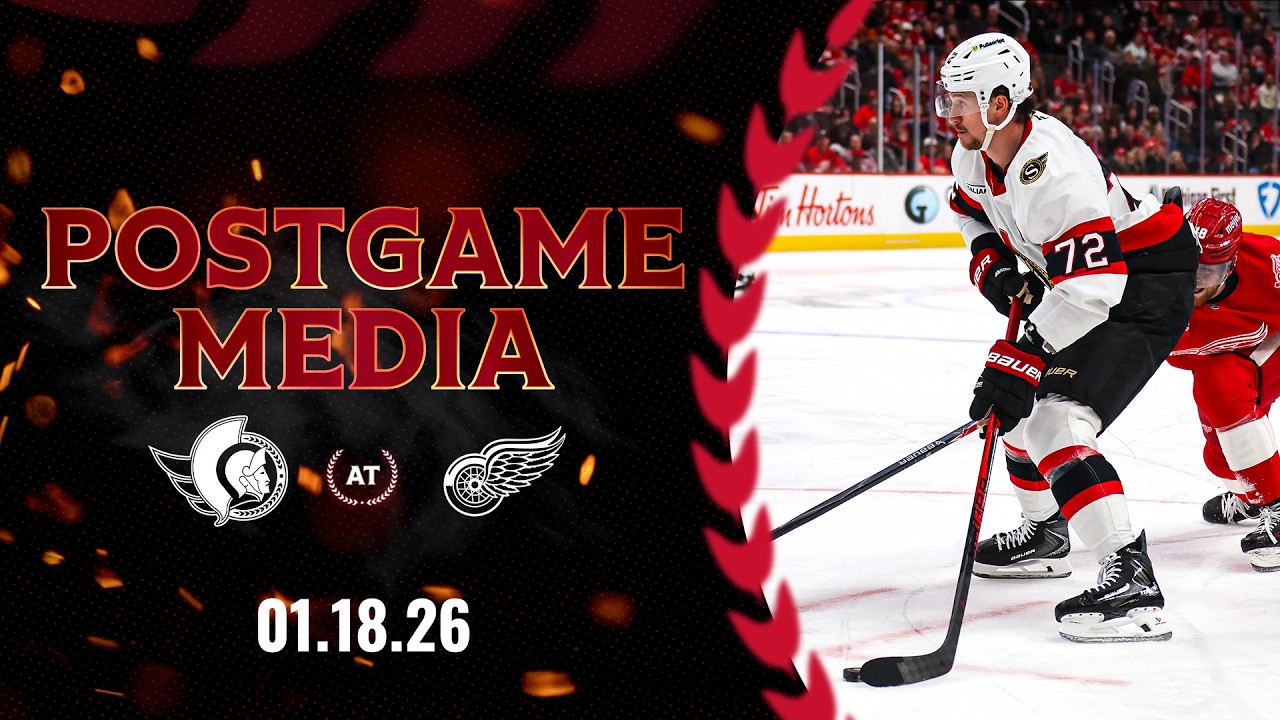 LIVE: Postgame Media DET 4 OTT 3 (OT)