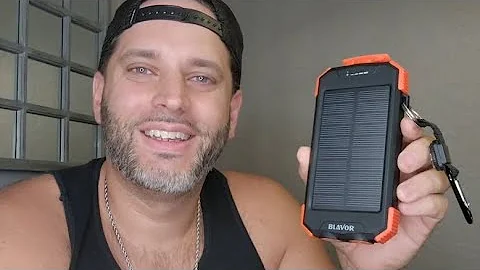BLAVOR Solar Charger Power Bank with Portable Wireless Charger - Review