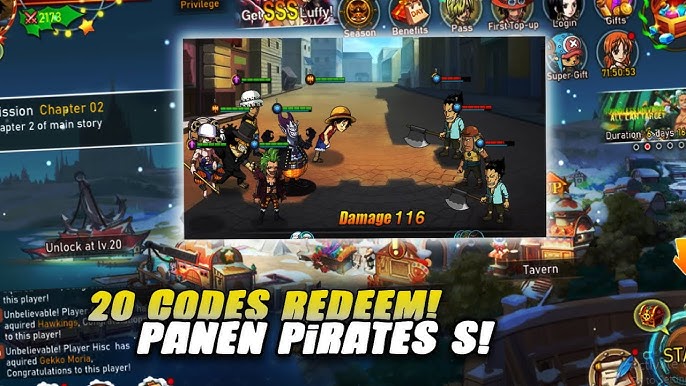 Gift Code ] One Pirate Odyssey:Idle RPG - Endless Blue Gift code - How to  redeem code 