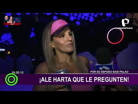 Alejandra Baigorria fed up with questions about Said Palao: “We don’t live off what others say”
