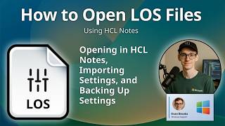 How to Open LOS Files (Lotus Notes Settings)