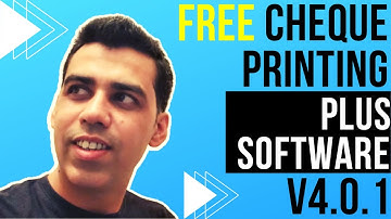 Free Cheque Printing Plus Software v4.0.1 | How to download free Cheque Printing Software