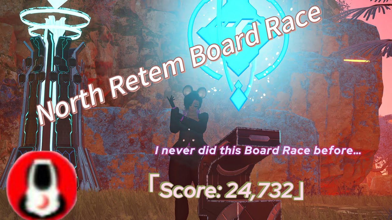 [PSO2:NGS] Arks Record (North Retem Board Race) (score: 24,732)