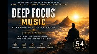 Study Better: 54 Min Deep Concentration Ambient Music — The C Cycle