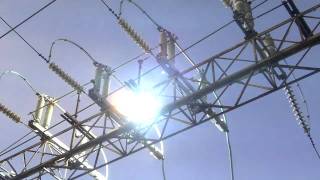 230kV Arc on failed line switch