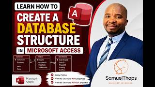 HOW TO CREATE A MICROSOFT ACCESS DATABASE STRUCTURE