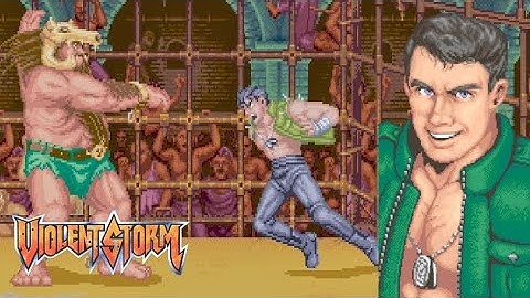 Violent Storm (Arcade) - Kyle Full Game 1CC