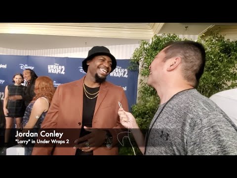Jordan Conley talks About The Best Looking Characters In Under Wraps 2 | Carpet Interview