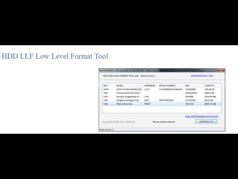  New Update Mengembalikan partisi flashdisk yang tidak terbaca | HDD Low Level Format Tool