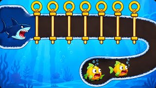 Save the fish game 🐠 🎯 pull the pin 📍 fish rescue game  screenshot 3