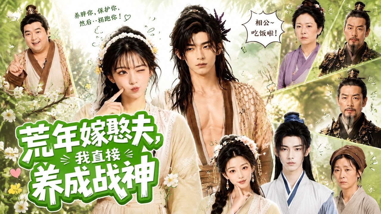 【高清全集】《荒年嫁憨夫，我直接养成战神》 #逆袭 #爱情 #甜宠 #反转 #热门短剧 #drama #爽剧 #電影 #精彩影视 #AI短剧