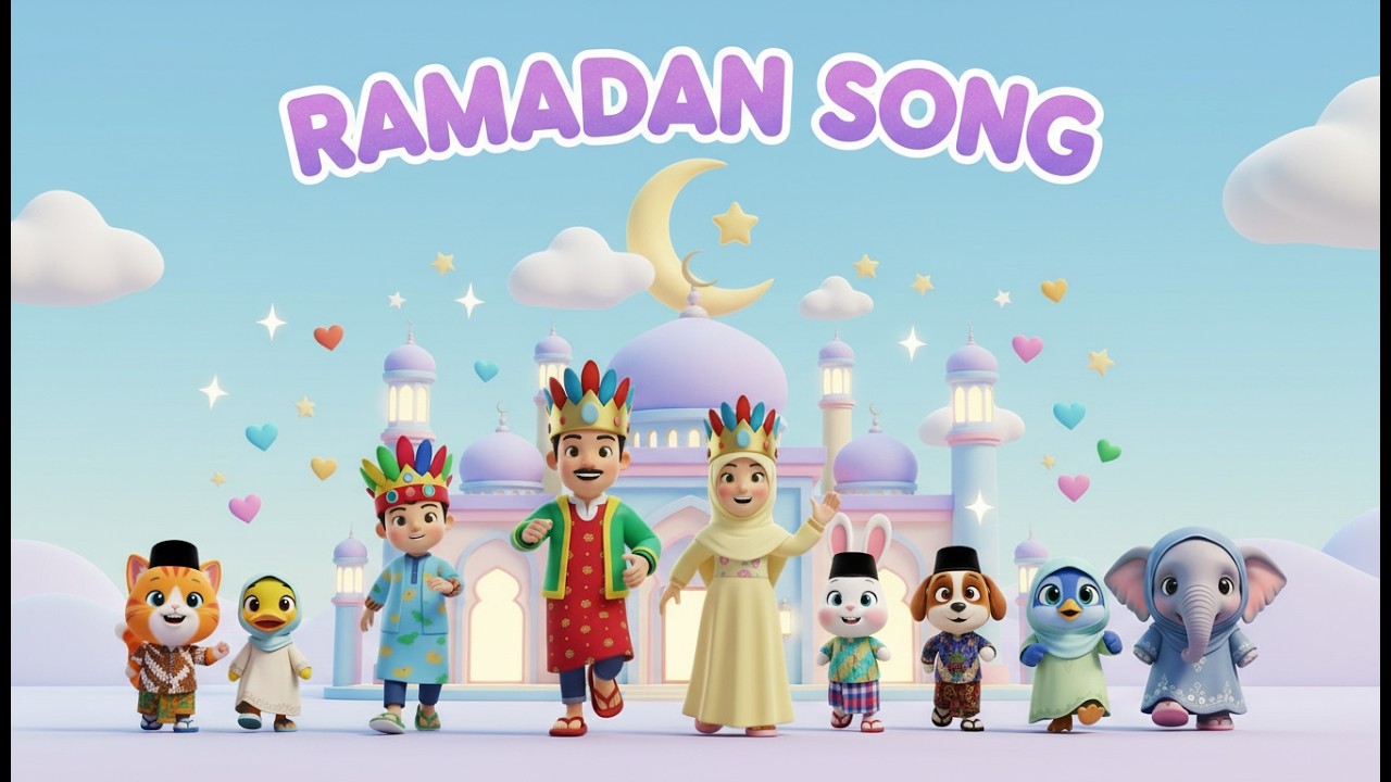 🌙 RAMADAN SONG FOR KIDS! 🎵 LET’S DO GOOD DEEDS | CUTE TODDLER ISLAMIC SONG