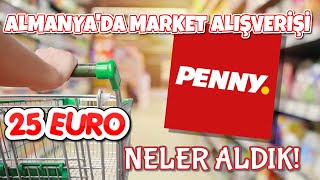 Almanyada Market Alişveri̇şi̇ - 25 Euro İle Neler Aldik - Penny 2022 Güncel Fi̇yatlar - Vlog