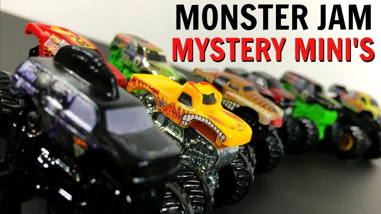 hot wheels mini monster jam trucks